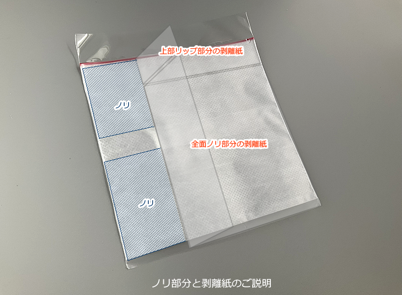 ティアテープ付不織布ケース(裏全面のり付)/5000枚
