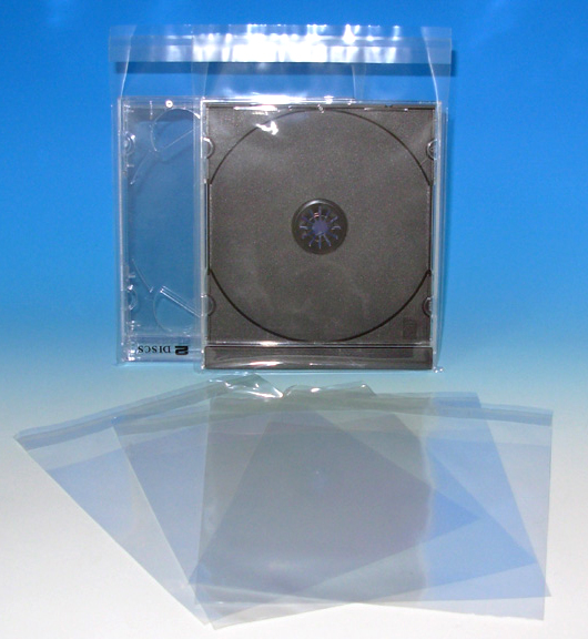 Opp袋 Cdケース縦入れ用 100枚 プラスチックケース卸販売コーサカ
